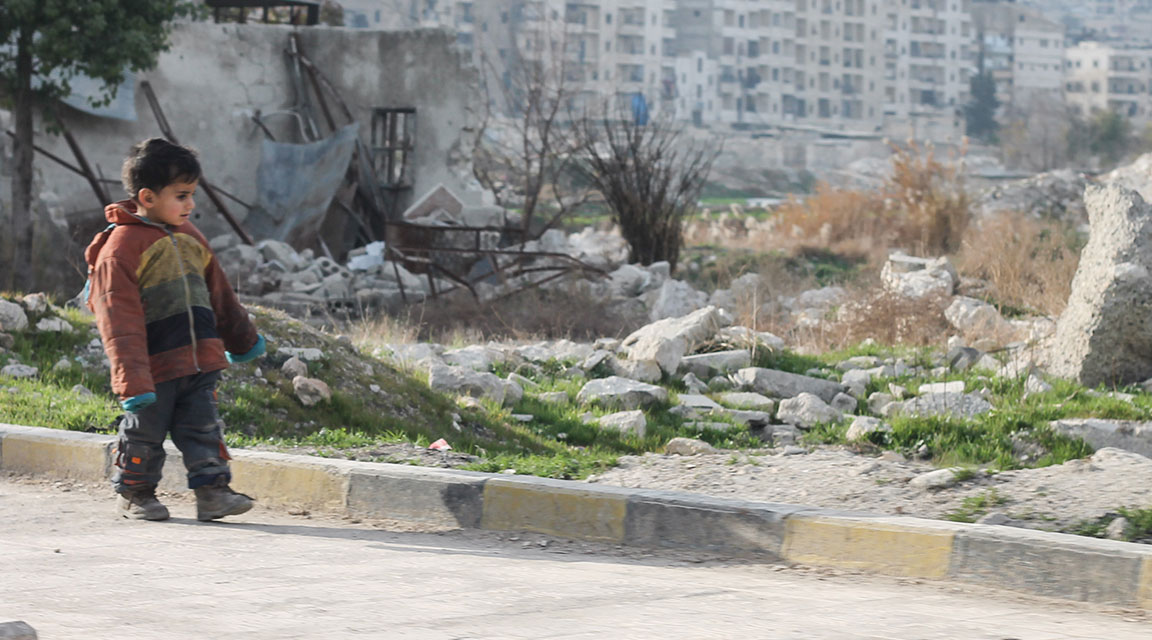Syria Syrian families need shelter