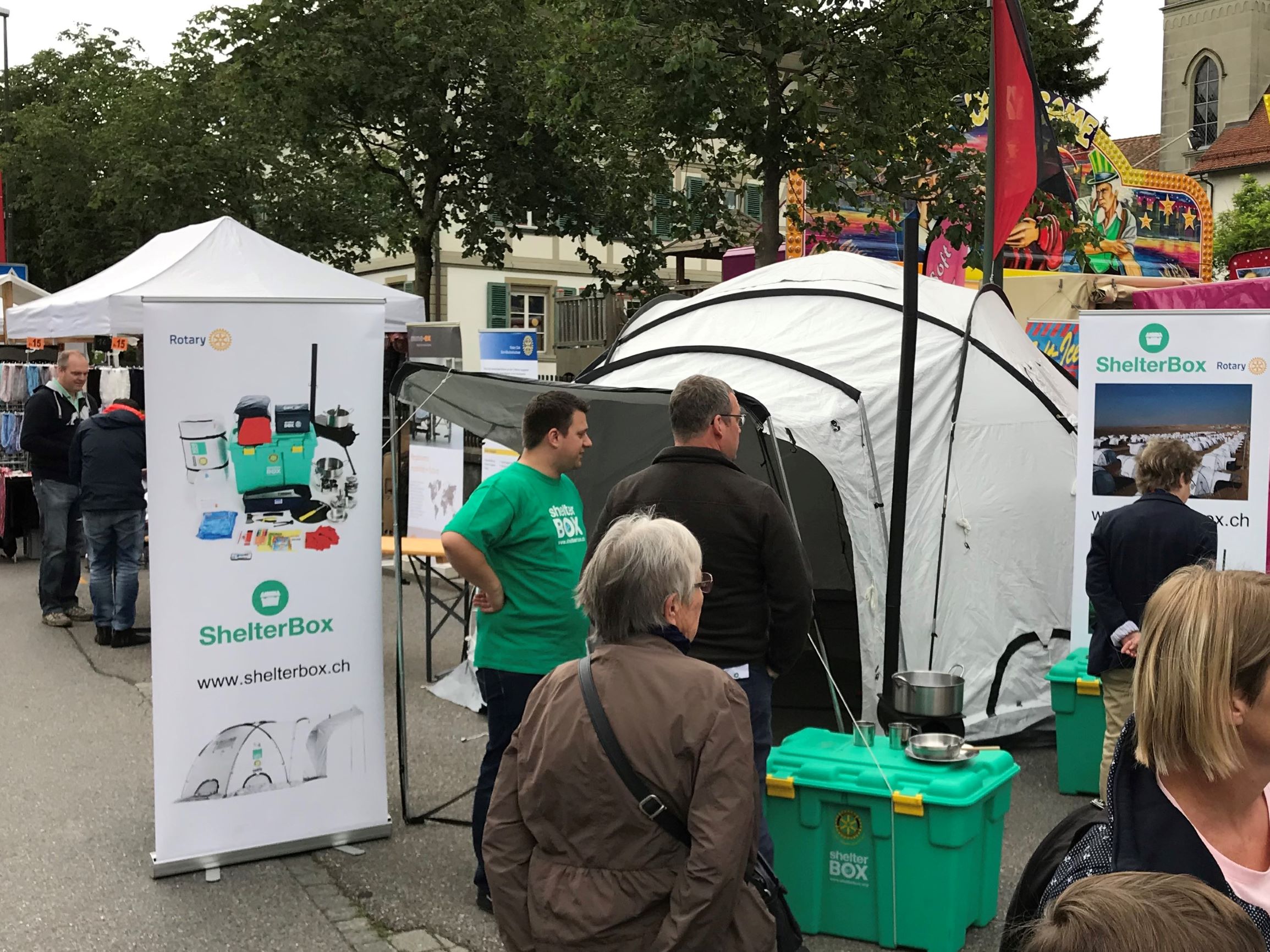 ShelterBox Schweiz im Einsatz